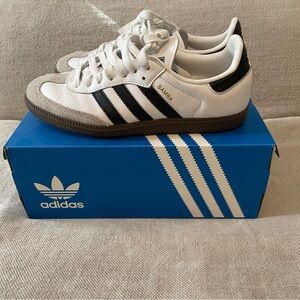 Adidas Samba White Black Sneakers